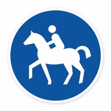 Schild „Reitweg“ – Alu-Verbund 3 mm...