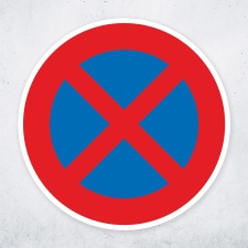 Schild „Absolutes Halteverbot“ –...