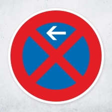 Schild „Absolutes Halteverbot – Pfeil...