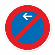 Schild „Eingeschränktes Halteverbot –...