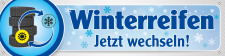 PVC-Werbebanner "Winterreifen" 200x50 cm mit...
