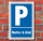 Schild Parken, Parkplatz, Mutter & Kind, 3 mm Alu-Verbund 300 x 200 mm